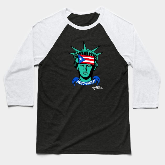 Nuyo-Rican Baseball T-Shirt by DJ Mike Marquez